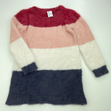 Girls Anko, soft stretchy longline sweater / jumper, L: 46cm, EUC, size 3,  