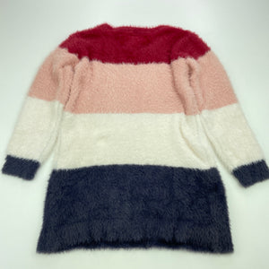 Girls Anko, soft stretchy longline sweater / jumper, L: 46cm, EUC, size 3,  