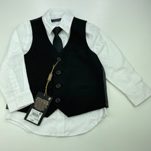 Load image into Gallery viewer, Boys Next, weddding / formal shirt, waistcoat &amp; tie, , NEW, size 2,  