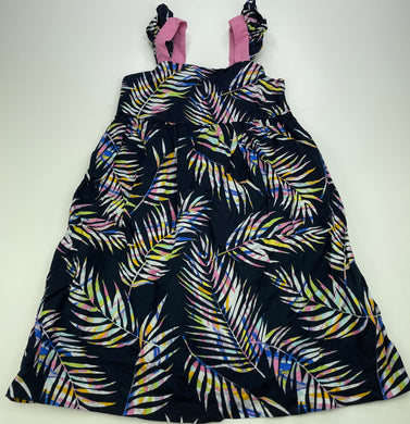 Girls Milkshake, linen / cotton casual summer dress, EUC, size 6, L: 66cm