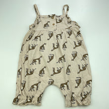 Load image into Gallery viewer, Girls Dymples, cotton summer romper, cheetahs, GUC, size 0,  