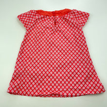 Load image into Gallery viewer, Girls Carters, floral cotton top, L: 32cm, GUC, size 6 months,  