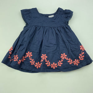 Girls Tiny Little Wonders, lined cotton top, EUC, size 000,  