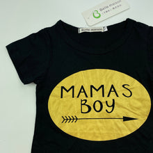 Load image into Gallery viewer, Boys Belle Maison, black cotton t-shirt / top, NEW, size 00,  
