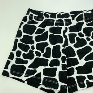 unisex Target, animal print cotton pyjama shorts, EUC, size 7,  