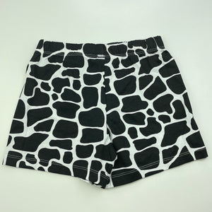 unisex Target, animal print cotton pyjama shorts, EUC, size 7,  