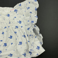 Load image into Gallery viewer, Girls Pumpkin Patch, lined floral cotton top, GUC, size 000,  