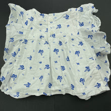 Load image into Gallery viewer, Girls Pumpkin Patch, lined floral cotton top, GUC, size 000,  