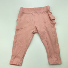 Load image into Gallery viewer, Girls Dymples, stretchy ruffle leggings / bottoms, GUC, size 000,  