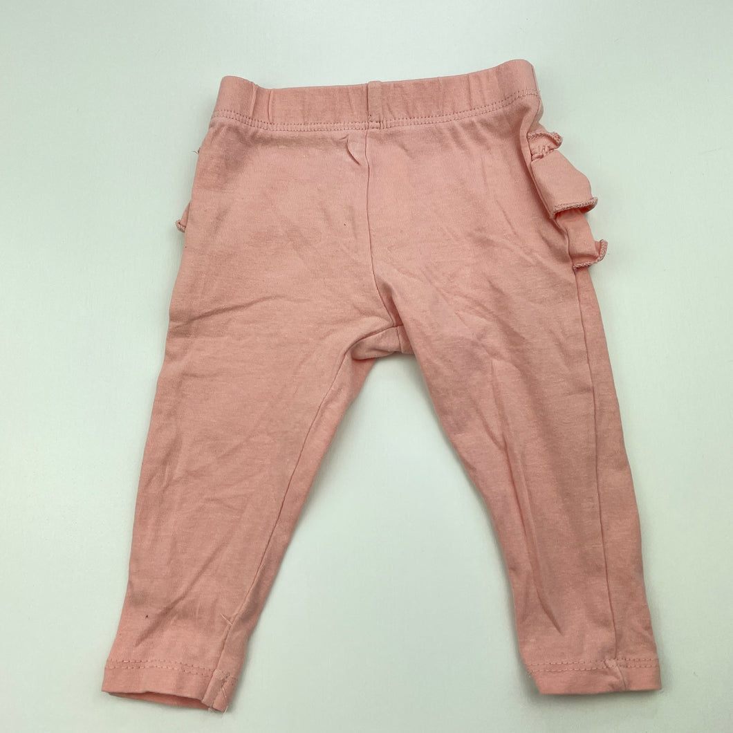 Girls Dymples, stretchy ruffle leggings / bottoms, GUC, size 000,  