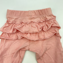 Load image into Gallery viewer, Girls Dymples, stretchy ruffle leggings / bottoms, GUC, size 000,  