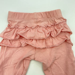 Girls Dymples, stretchy ruffle leggings / bottoms, GUC, size 000,  