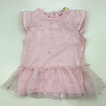 Load image into Gallery viewer, Girls Dymples, pink tulle top, EUC, size 000,  