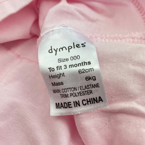 Girls Dymples, pink tulle top, EUC, size 000,  