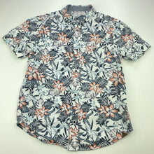 Load image into Gallery viewer, Boys Target, floral cotton short sleeve shirt, GUC, size 7,  