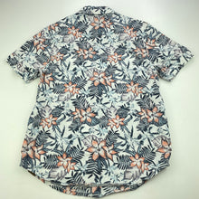 Load image into Gallery viewer, Boys Target, floral cotton short sleeve shirt, GUC, size 7,  