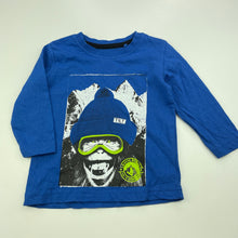 Load image into Gallery viewer, Boys Tilt, cotton long sleeve t-shirt / top, monkey, GUC, size 0,  