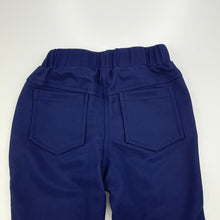 Load image into Gallery viewer, Girls navy, lightweight pants, elasticated, Inside leg: 24cm, EUC, size 1,  