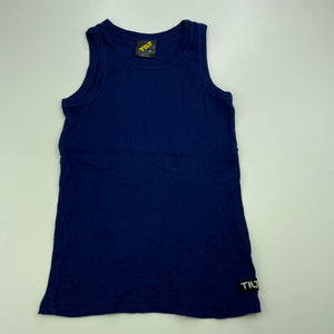 Boys Tilt, blue cotton singlet top, GUC, size 8,  