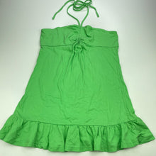 Load image into Gallery viewer, Girls Target, green cotton halter-neck summer top, EUC, size 16,  