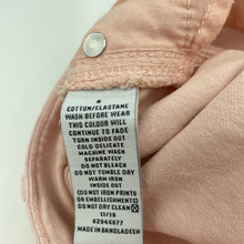 Load image into Gallery viewer, Girls Target, pink stretch denim skirt, adjustable, L: 34cm, EUC, size 8,  