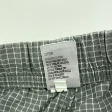 Load image into Gallery viewer, Boys H&amp;T, checked cotton shorts, elasticated, GUC, size 1,  