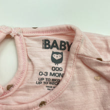 Load image into Gallery viewer, Girls Cotton On, pink cotton long sleeve top, GUC, size 000,  