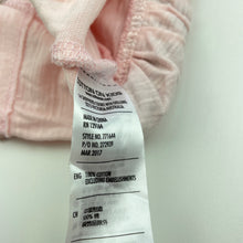 Load image into Gallery viewer, Girls Cotton On, pink cotton long sleeve top, GUC, size 000,  