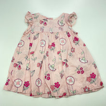 Load image into Gallery viewer, Girls Jack &amp; Milly, lightweight cotton floral dress, FUC, size 000, L: 35cm