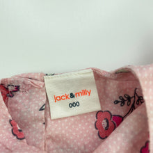 Load image into Gallery viewer, Girls Jack &amp; Milly, lightweight cotton floral dress, FUC, size 000, L: 35cm