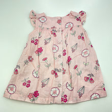 Load image into Gallery viewer, Girls Jack &amp; Milly, lightweight cotton floral dress, FUC, size 000, L: 35cm