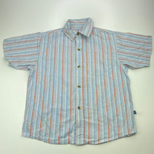 Load image into Gallery viewer, Boys Urban, striped cotton short sleeve shirt, FUC, size 6,  