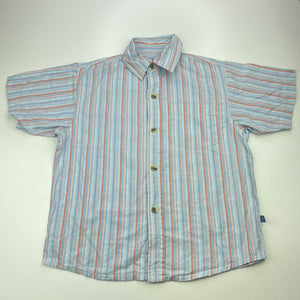 Boys Urban, striped cotton short sleeve shirt, FUC, size 6,  