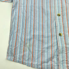 Load image into Gallery viewer, Boys Urban, striped cotton short sleeve shirt, FUC, size 6,  