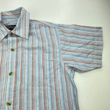 Load image into Gallery viewer, Boys Urban, striped cotton short sleeve shirt, FUC, size 6,  