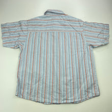 Load image into Gallery viewer, Boys Urban, striped cotton short sleeve shirt, FUC, size 6,  