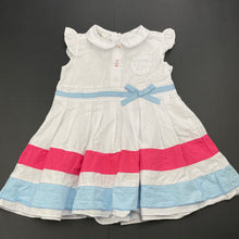 Load image into Gallery viewer, Girls Bebe by Minihaha, cotton casual dress, light marks on collar, FUC, size 1, L: 41cm