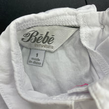 Load image into Gallery viewer, Girls Bebe by Minihaha, cotton casual dress, light marks on collar, FUC, size 1, L: 41cm