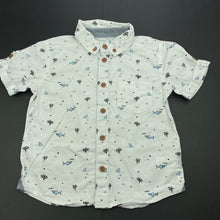 Load image into Gallery viewer, Boys Target, cotton short sleeve shirt, sharks, FUC, size 3,  