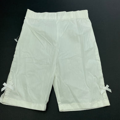 Girls Grain De Ble, lightweight cotton shorts, elasticated, FUC, size 6 months,  