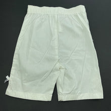 Load image into Gallery viewer, Girls Grain De Ble, lightweight cotton shorts, elasticated, FUC, size 6 months,  