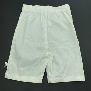 Girls Grain De Ble, lightweight cotton shorts, elasticated, FUC, size 6 months,  