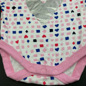 Girls Dymples, cotton bodysuit / romper, GUC, size 0000,  