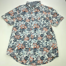 Load image into Gallery viewer, Boys Target, floral cotton short sleeve shirt, GUC, size 12,  