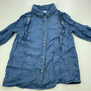 Girls Target, lyocell long sleeve shirt, GUC, size 5,  
