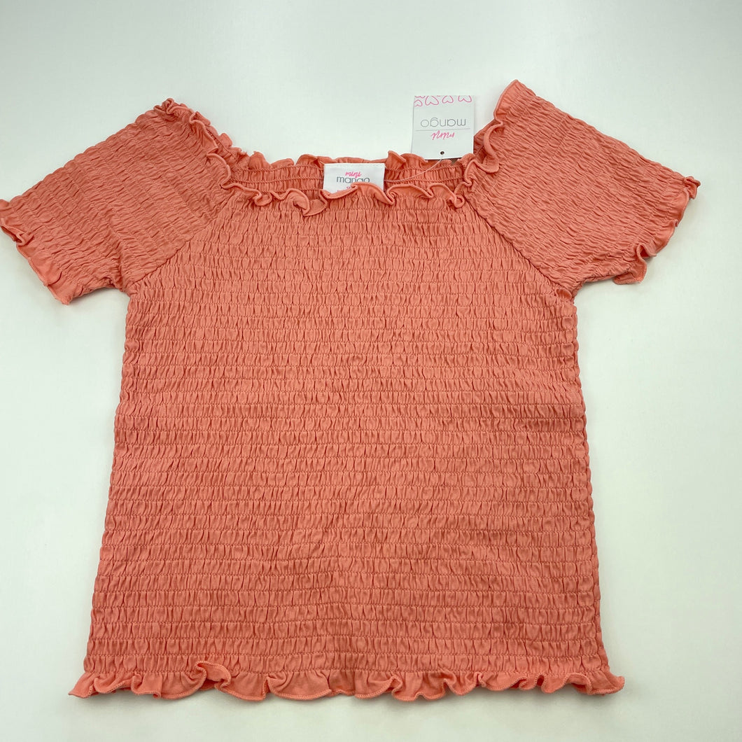 Girls Mango, stretchy cotton top, NEW, size 12,  