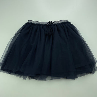 Girls KID, lined navy tulle party skirt, elasticated, FUC, size 1,  
