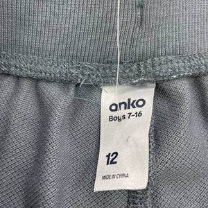 Boys Anko, blue casual shorts, elasticated, NEW, size 12,  