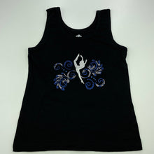 Load image into Gallery viewer, Girls Miss Understood, stretchy embellished singlet top, EUC, size 10,  