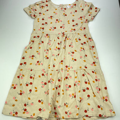 Girls Mango, linen / viscose casual dress, EUC, size 6, L: 70cm